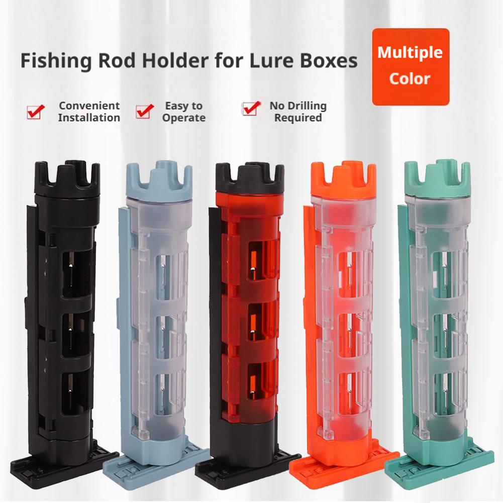 Fishing Kayak Cart - 釣り竿スタンド、取り外し可能なロッドホルダー、ABS製、持ち運び可能、バケツや釣り道具箱、ルアー釣り、カヤック用。