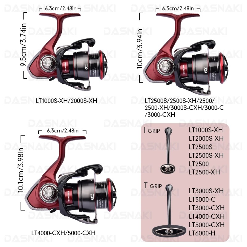 オリジナルダイワ釣り用スピニングリール CS LT 1000 - Daiwa Reel Fuego のレビューと価格
